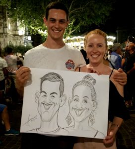 Karikatuur duo