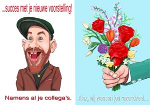 wenskaart, felicitatie, bloemen