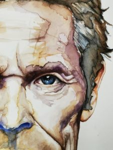 Watercolor Willem Dafoe