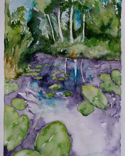 en plein air, watercolor