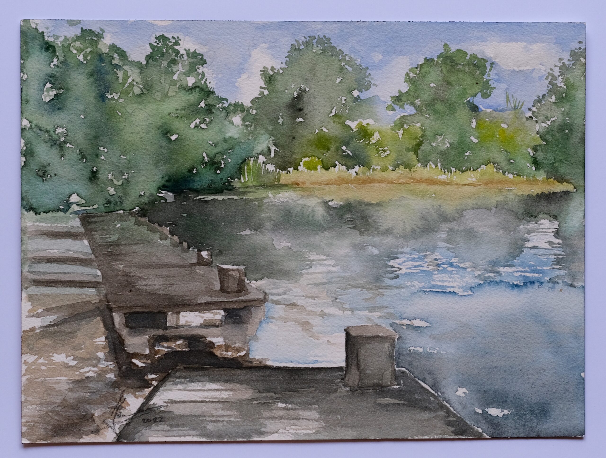 watercolor en plein air